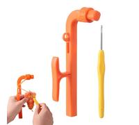 Gancio Tensione Tool - 3 in 1 Maker Yarn Guide | Beginner Gancio Helper | Ergonomic Tension Regulator Hook Incluso ABS 17 x 6,4 cm