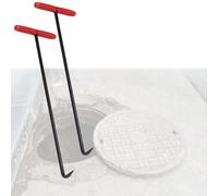 Gancio Tombino Gancio Sollevatore per Tombini Fognari a Manico a T, 46 66 85 CM - Chiavi Esterni Robusti per Sollevamento/Spostamento/Rimozione Scarichi(2 Pcs,L 66cm(26 in))