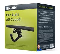 Gancio traino adatto per Audi A5 Coupé Tipo 8T rimovibile Brink NUOVO
