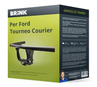 Gancio traino adatto per Ford Tourneo Courier Tipo B460 fisso Brink NUOVO