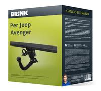 Gancio traino adatto per Jeep Avenger Tipo J2 rimovibile Brink NUOVO