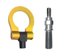 Gancio traino auto Anello rimorchio paraurti anteriore | Stile Accessori Multifunzione Connessione Esterna, Anello Rimorchio SUV Gancio traino rotondo +stile giapponese Oro