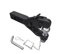 Gancio Traino Auto, Robusto Cappuccio da 8 tonnellate 2 Pollice palla shart shark stinco 1-foro combo pintle gancio ricevitore braccio gancio traino 4WD. Parti del rimorchio del camion.