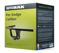 Gancio traino compatibile per Dodge Caliber 06- fisso Auto Hak Top completo