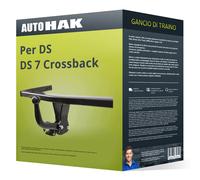 Gancio traino compatibile per DS 7 Crossback 17- fisso Auto Hak NUOVO