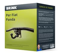 Gancio traino compatibile per Fiat Panda 02.2012 - presente rimovibile Brink Top