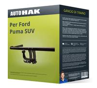 Gancio traino compatibile per Ford Puma SUV 19- rimovibile Auto Hak NUOVO