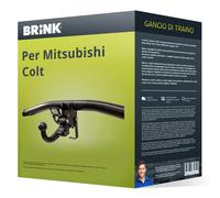 Gancio traino compatibile per Mitsubishi Colt 23- rimovibile Brink NUOVO