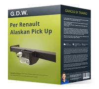 Gancio traino compatibile per Renault Alaskan Pick Up 17- fisso G.D.W. NUOVO