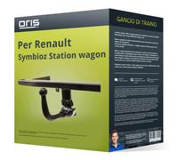 Gancio traino compatibile per Renault Symbioz Station wagon 24- estr. Oris NUOVO