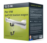 Gancio traino compatibile per VW Golf VII Station wagon 13- estr. G.D.W. NUOVO