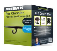 Gancio traino fisso per Chrysler Pacifica Station W. 16- e un e-kit u. 13 p. Top