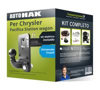 Gancio traino fisso per Chrysler Pacifica Station W. 16- e un e-kit uni 13 p.