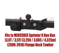 Gancio Traino Flangia Con 13 Pin Bypass Steinhof Per Mercedes Sprinter 2006-18
