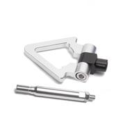 Gancio Traino for Auto In Alluminio Billet Da Avvitare | Kit anello automatico anteriore posteriore(Silver)