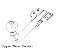 Gancio traino PER Mitsubishi Outlander I 2.0 Turbo R 4WD 177 KW 241 CV