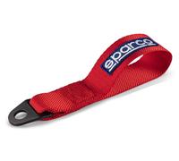 GANCIO TRAINO RACING ORIGINAL SPARCO NASTRO STOFFA ROSSA 01637RS OMOLOGATO FIA