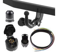Gancio di traino fisso per Skoda Roomster 5J 2006-2010 + kit el. 7-poli spec