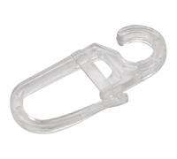 Gancio trasparente per anelli tenda Ø 3,1 cm 10 pz Trasparente