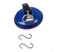 Gancio Ventosa Auto Roulotte per superficie Liscia Gancio Ventosa | Materiali ABS e PVC robusti, ganci metallo inclusi, resistenza usura, lunga durata nel tempo(4)