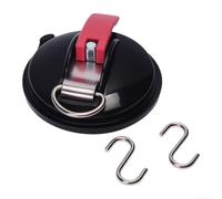 Gancio Ventosa Auto Roulotte per superficie Liscia Gancio Ventosa | Materiali ABS e PVC robusti, ganci metallo inclusi, resistenza usura, lunga durata nel tempo(1)