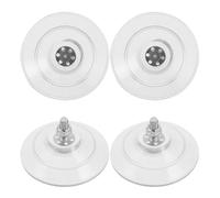 Gancio Ventosa Per Vetro 4 pezzi di ventosa in plastica trasparente con dado a vite M8 85 mm elegante supporto for gancio aspirazione invisibile for finestra vetro specchio for piastrelle in metallo