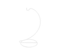 Gancio versatile per ornamenti in vetro, gancio a sfera in ferro a forma di luna, espositore per vasi di fiori, elegante decorazione per la casa, adatto per varie dimensioni di
