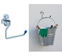 Gancio Zincato 4030 a Forma L 150 mm Aldeghi Luigi Spa 10 Pezzi
