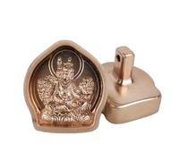 Gandhanra Stampi Autentici Tibetani per Tsa Tsa - 13 Tipi di Stampini per Statue di Buddha in Argilla, Stampini in Ottone per Arte Sacra Fai-da-Te,Pratica Spirituale (Guru Rinpoche)