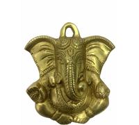 Ganesh da Parete Ottone Massiccio Elefante Signore Statua Indù Dio Regalo