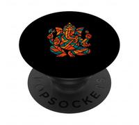 Ganesh Simbolo Yoga Indù Elefante Dio Ganesha Puja PopSockets PopGrip Adesivo