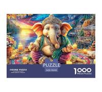 Ganesha Altar SceneJigsaw Puzzles for Adults A 1000-Piece (Advanced) Assortment of Challenging Educational Games - An Enriching And Thought-Provoking Gift for Adults And Kids Age 12 Years And Up 70x5