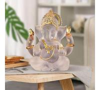 Ganesha Elephant God Statue Resina Scultura fatta a mano Statuetta di Buddha