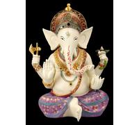 Ganesha Figura Dipinto a Mano - Simbolo Il Saggezza - Induismo Statua di Buddha