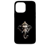 Ganesha Head Hindu Dio Art Custodia per iPhone 13 Pro Max