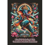 Ganesha's Grace: Mindful Coloring with Ganesha and Lotus Mandalas