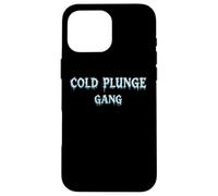 Gang freddo per esercizi di immersione a freddo divertente bagno di ghiaccio Custodia per iPhone 16 Pro Max