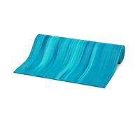 Gange all-round yoga tappetino per yoga, pilates, ginnastica e con buona imbottitura, facile da afferrare e base antiscivolo in 5 colori, - blau/aqua