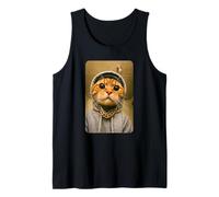 Gangsta Kitty Gangster Cat Meme Funny Cats Gang Humor Canotta