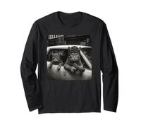 Gangster Cat Meme Funny Cats Gang Humor Maglia a Manica