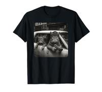 Gangster Cat Meme Funny Cats Gang Humor Maglietta