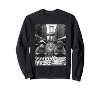 Gangster Cats Selling Fish Funny Street Cat Gang Kitten Felpa
