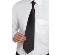 Gangster Cravatta Grande Gatsby Costume Uomo Accessorio 1920s Cravatta Nero