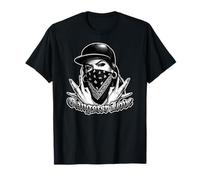 GANGSTER LOVE Bandana Westside Gang Rap West Coast Hip Hop Maglietta