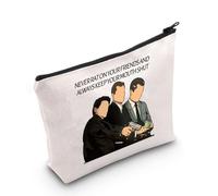 Gangster Movie Makeup Bag Jimmy Conway Gifts Never Rat On Your Friends and Always Keep Your Mouth Shut Mob Movie Zipper Pouch, Never Rat Regno Unito