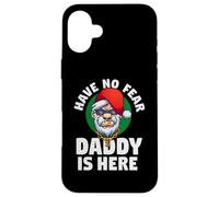 Gangster Padre Natale Papà Have No Fear Daddy Is Here Custodia per iPhone 16 Plus