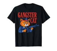 Gangster Street Cat Divertente Meme Street Maglietta