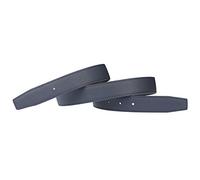 GANGTU H Cinture in pelle di mucca pieno fiore Sostituzione Cinturino senza Fibbia 32mm larghezza Blu