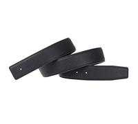 GANGTU H Cinture in pelle di mucca pieno fiore Sostituzione Cinturino senza Fibbia 38mm larghezza Nero