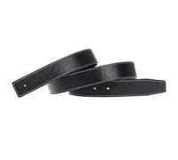 GANGTU H Cinture in pelle pieno fiore Sostituzione Cinturino senza Fibbia 32mm larghezza Nero